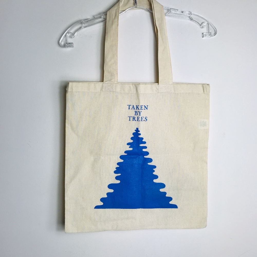 Taken By Trees Graphic Print Cotton Tote Bag